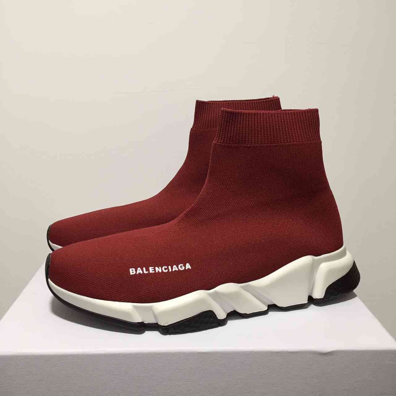 BLG Speed Trainer Burgundy Sneakers red white 453546