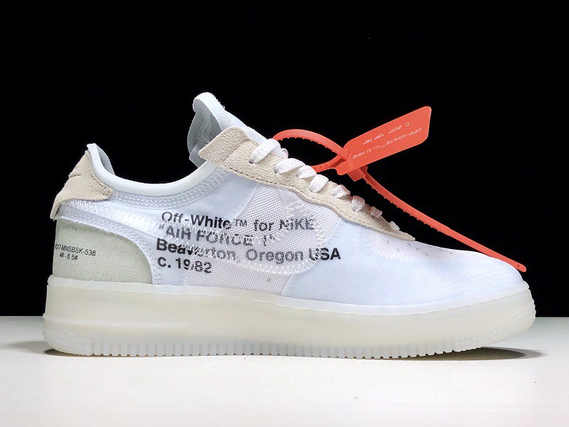 Off White x Air Force 1 AF1 White AO4606-100