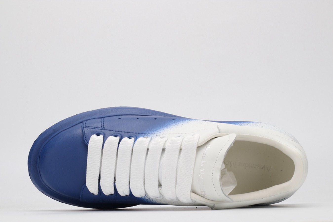 AMQ Men''s Larry Degrade Spray Paint Platform Sneakers