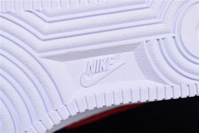 Nike Air Force 1 Low LV8 3D Chenille Swoosh White Red Blue  823511-106