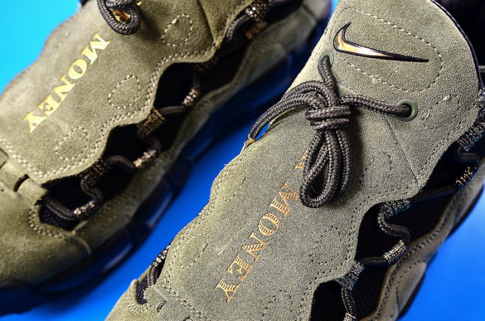 Nike Air More Money "US Dollar" Sequoia/Black mens  AJ7383-300