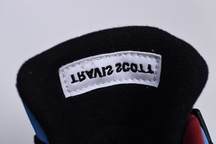 Travis Scott x Air Jordan 4 "Houston Oilers"  University Blue 308497-406