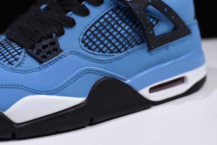 Travis Scott x Air Jordan 4 "Houston Oilers"  University Blue 308497-406
