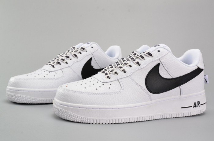 Nike  Air Force 1 ´07 LV8 NBA Sz 18 White/  Black Athletic Shoes 823511-103