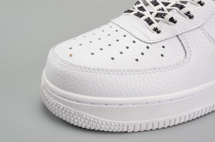 Nike  Air Force 1 ´07 LV8 NBA Sz 18 White/  Black Athletic Shoes 823511-103