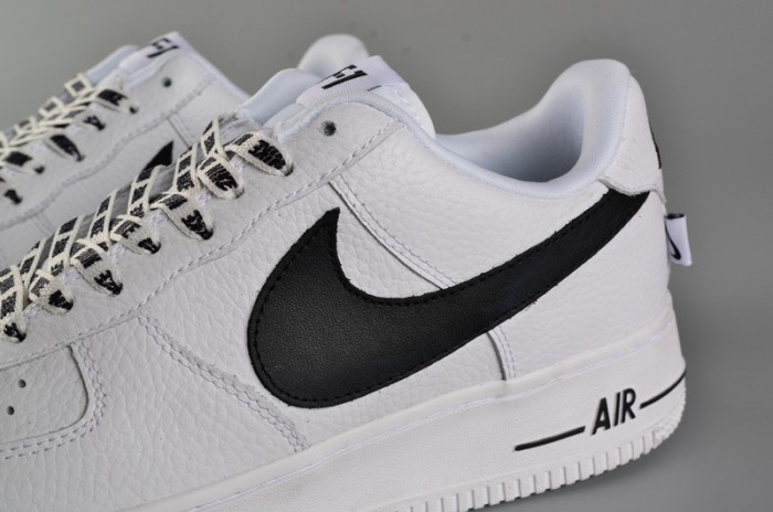 Nike  Air Force 1 ´07 LV8 NBA Sz 18 White/  Black Athletic Shoes 823511-103