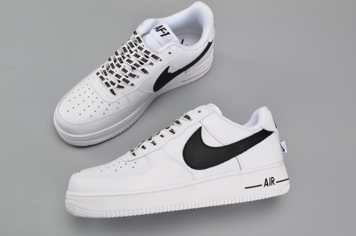 Nike  Air Force 1 ´07 LV8 NBA Sz 18 White/  Black Athletic Shoes 823511-103