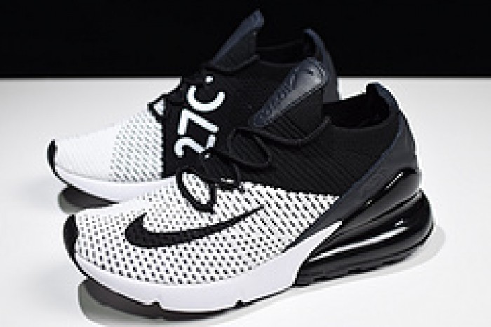 NIKE AIR MAX 270 FLYKNIT "WHITE/BLACK"  AO1023-100