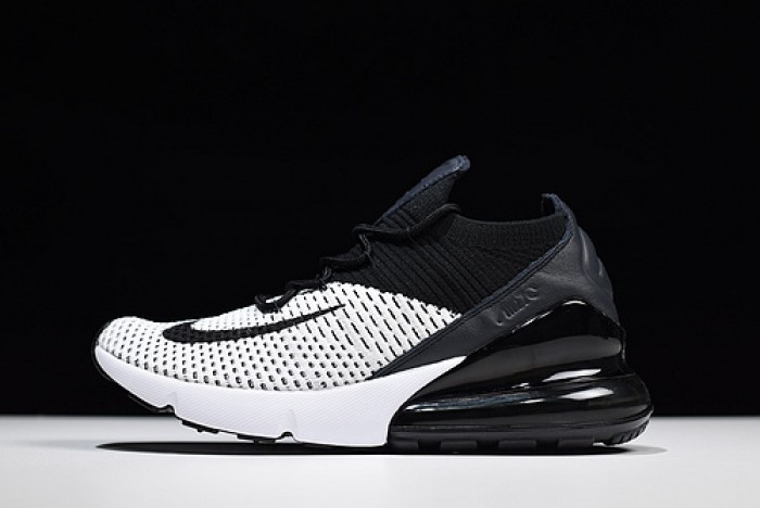NIKE AIR MAX 270 FLYKNIT "WHITE/BLACK"  AO1023-100
