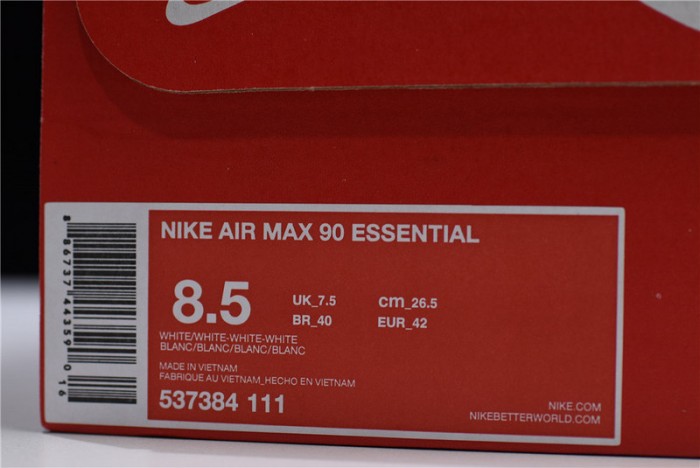 Nike Air Max 90 Essential | White  537384-111