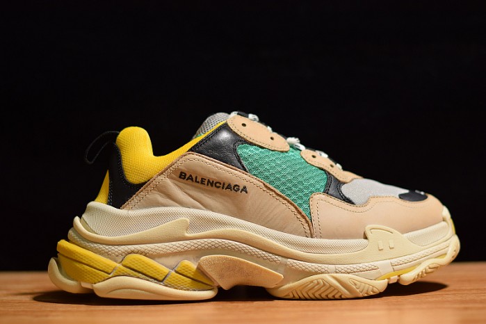BLG TRIPLE S W06E1-1000 BEIGE/GREEN-YELLOW
