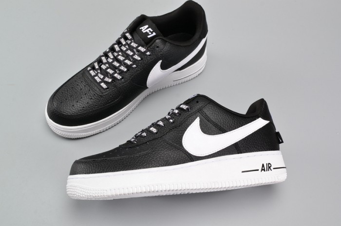 Nike Air Force 1 ´07 LV8 823511-007 NBA Pack Black/White  Shoes 823511-007