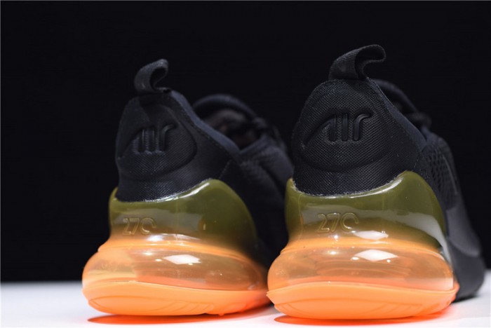 NIKE mens AIR MAX 270 "Tonal Orange" black  AH8050-008