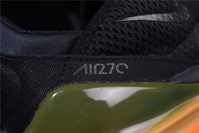 NIKE mens AIR MAX 270 "Tonal Orange" black  AH8050-008