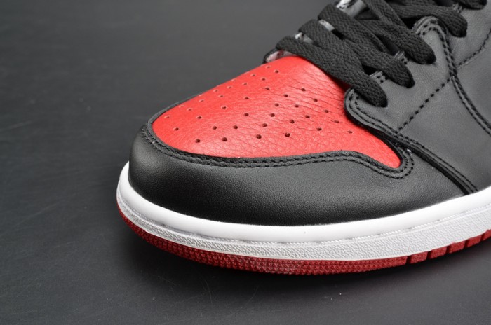 Air Jordan 1 Retro High OG "Banned" red mens  555088-001