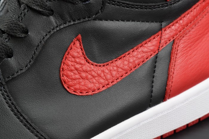Air Jordan 1 Retro High OG "Banned" red mens  555088-001