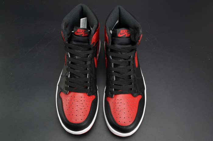 Air Jordan 1 Retro High OG "Banned" red mens  555088-001