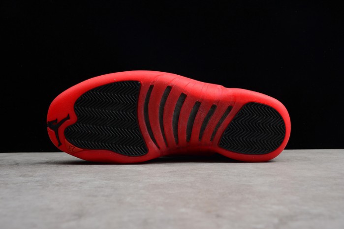AIR JORDAN 12 "FLU GAME" Black/Varsity Red mens 130690-002