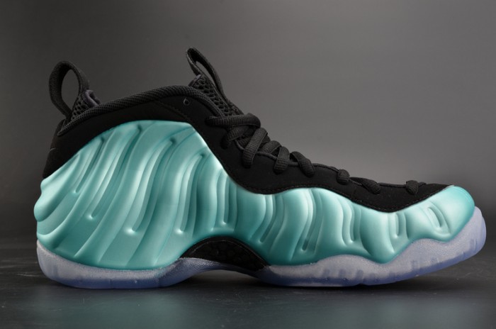 Nike Air Foamposite Pro "Island Green" Metallic Platinum mens 624041-303