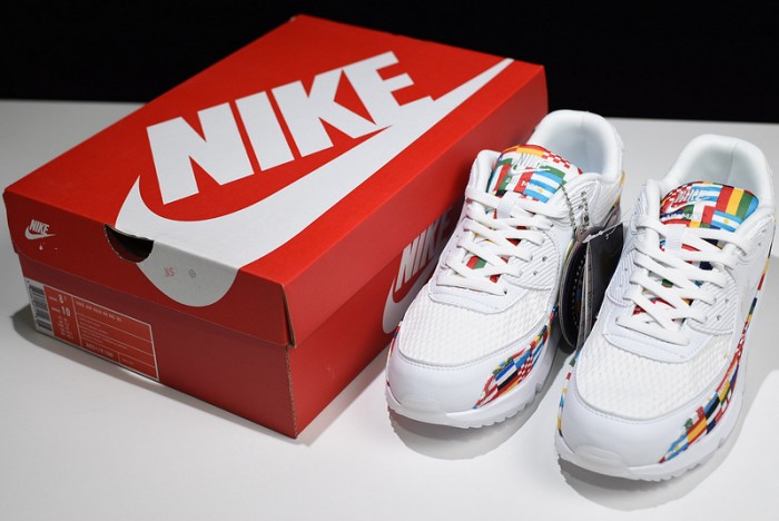 NIKE AIR MAX 90 NIC QS "INTERNATIONAL FLAG PACK"  A05119-100