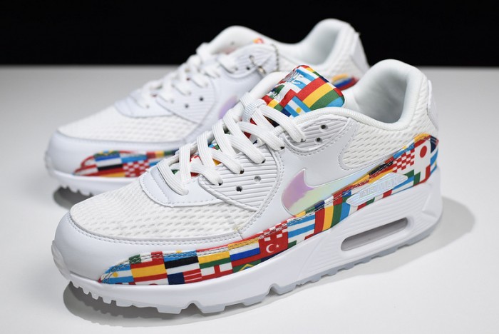 NIKE AIR MAX 90 NIC QS "INTERNATIONAL FLAG PACK"  A05119-100
