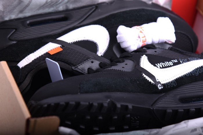 Off-White Nike Air Max 90 Black Cone White AA7293-001
