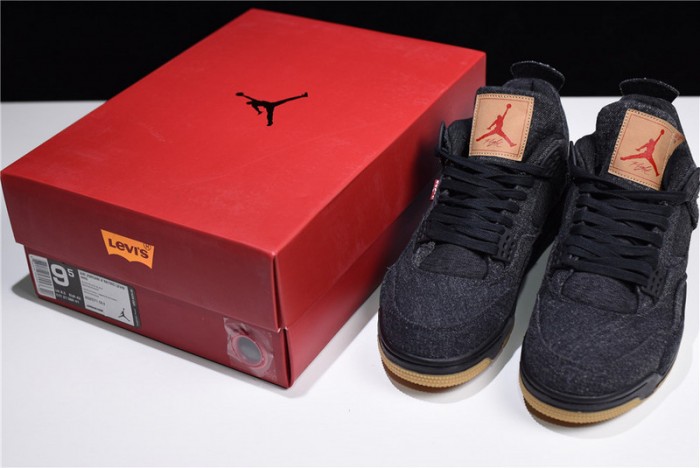 Levi´s x Air Jordan 4 ´black´ AO2571-001