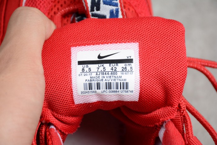 Nike mens AIR MAX 95 TT "PULL TAB"  gym red/ sail-gym-blue AJ1844-600