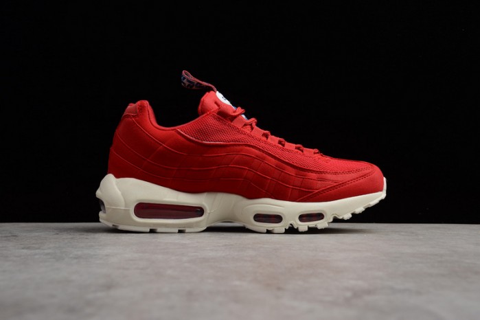 Nike mens AIR MAX 95 TT "PULL TAB"  gym red/ sail-gym-blue AJ1844-600