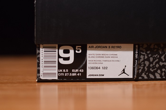 Air Jordan 3 Mocha  136064-122