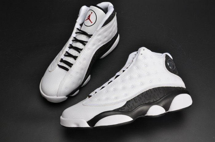 AIR JORDAN 13 RETRO SNGL DAY "LOVE AND RESPECT" black/ white mens 888164-112