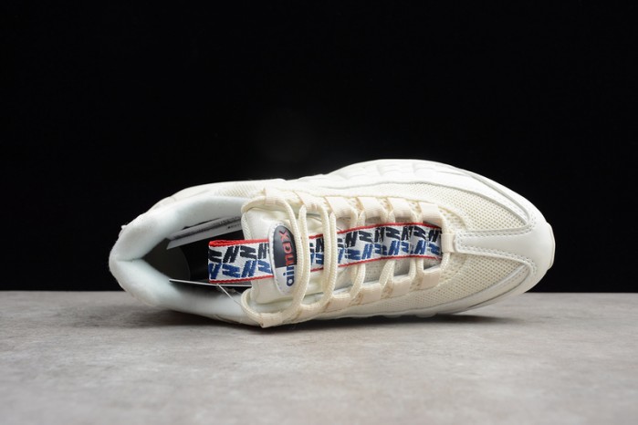 Nike AIR MAX 95 TT "PULL TAB"  white/ gym blue - gym red AJ1844-101