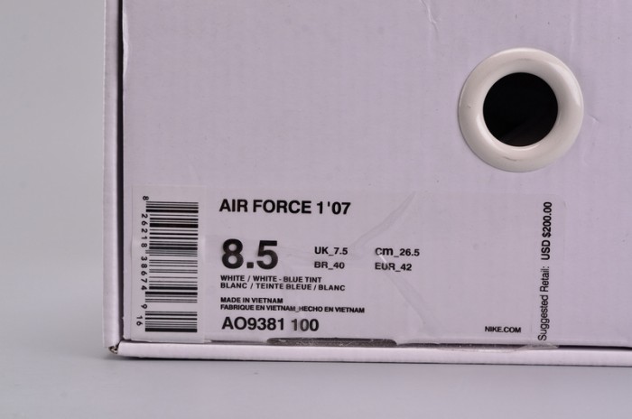 Nike Air Force 1 ´07 LNY QS Casual Shoes Lunar New Year White  AO9381-100