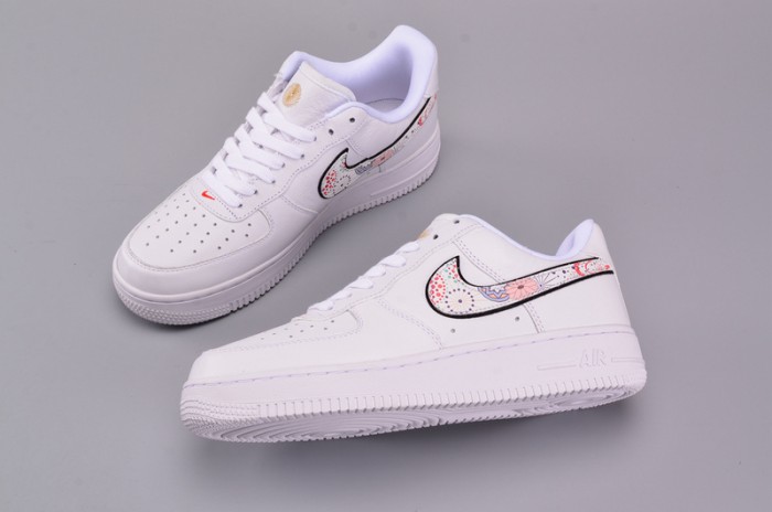 Nike Air Force 1 ´07 LNY QS Casual Shoes Lunar New Year White  AO9381-100