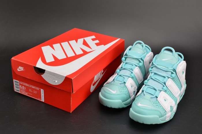 Nike Air More Uptempo GS "Island Green" womens 415082-300