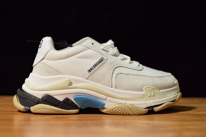BLG Triple S White Suede  500597 W0971 9000