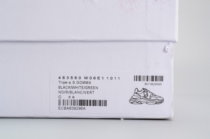 BLG BLACK AND WHITE 17FW TRIPLE S 483560-W06E1-1011