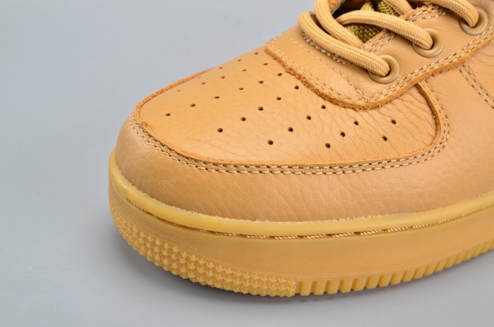 Nike SF Air Force 1 Mid  Elemental Gold Leather Shoes  AA3966-700