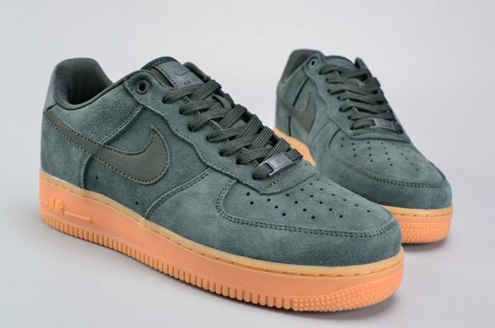 Nike Air Force 1 ?07 LV8 Suede  Outdoor Green Brand MENS AA1117-300