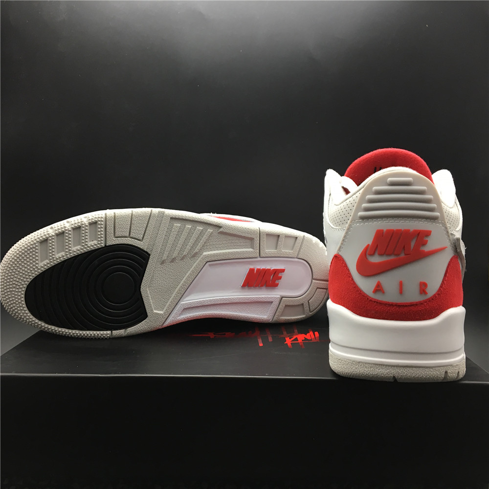 Air Jordan 3 Retro TH SP Men''s Shoe RED/WITHE  CJ0939-100