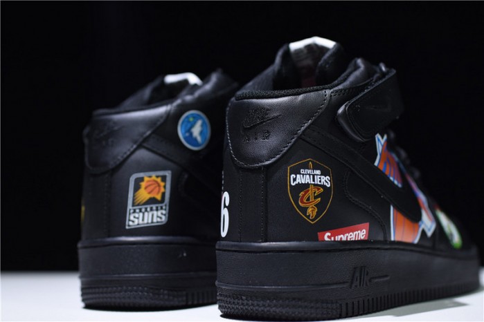 S*p*e x nba air force 1 mid ´07 white black teams aq8017-011