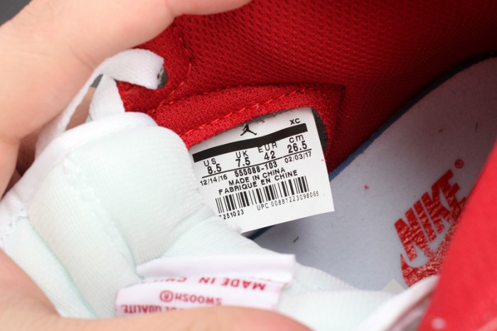 AIR JORDAN 1 RETRO HIGH OG "METALLIC RED" mens 555088-103