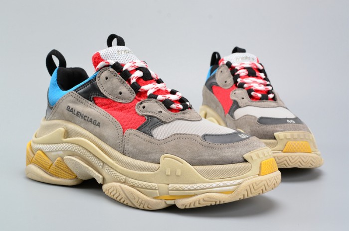 BLG TRIPLE S TRAINER RED/ BLUE/ YELLOW 490673-W06E3-4365