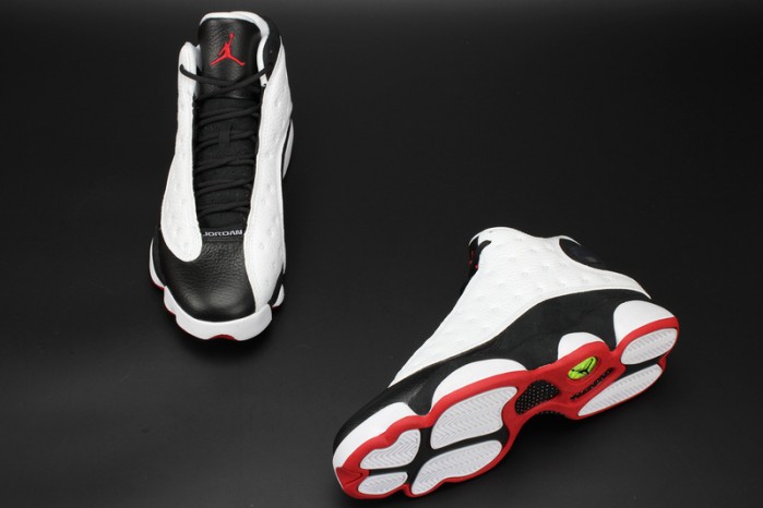 Air Jordan 13 "He Got Game"  White/Black-True Red mens 414571-104