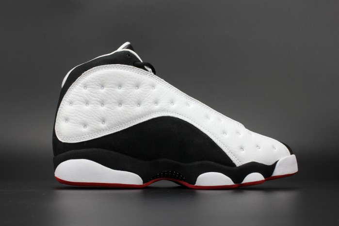 Air Jordan 13 "He Got Game"  White/Black-True Red mens 414571-104