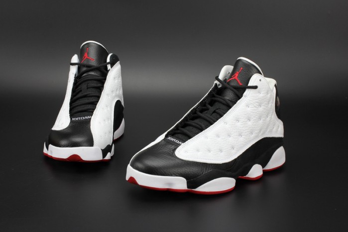Air Jordan 13 "He Got Game"  White/Black-True Red mens 414571-104