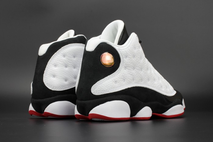 Air Jordan 13 "He Got Game"  White/Black-True Red mens 414571-104