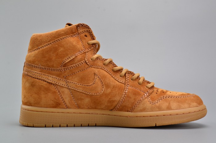 Air Jordan 1 Retro High OG "Wheat"  Golden Harvest/Elemental Gold 555088-710